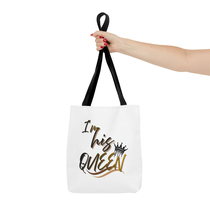 His and Her Queen King Tote Bag
