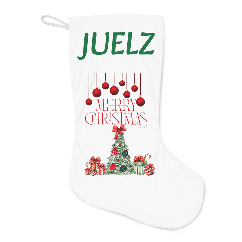 Personalized Christmas Stocking with Merry Christmas Design