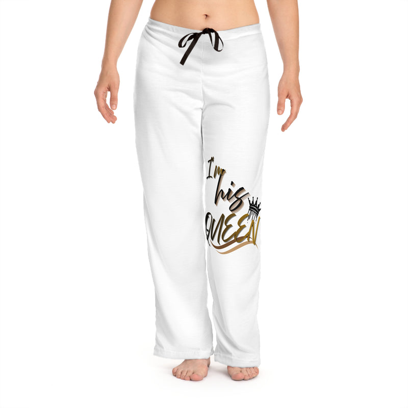 Queen-Inspired Women's Pajama Pants - I'm His Queen Red AOP Sleepwear