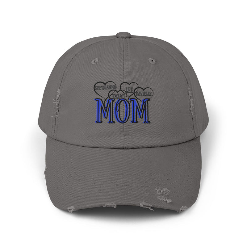 Unisex Distressed Cap for Moms - Trendy and Casual Gift, Perfect for Mother's Day, Birthdays, and Everyday Wear