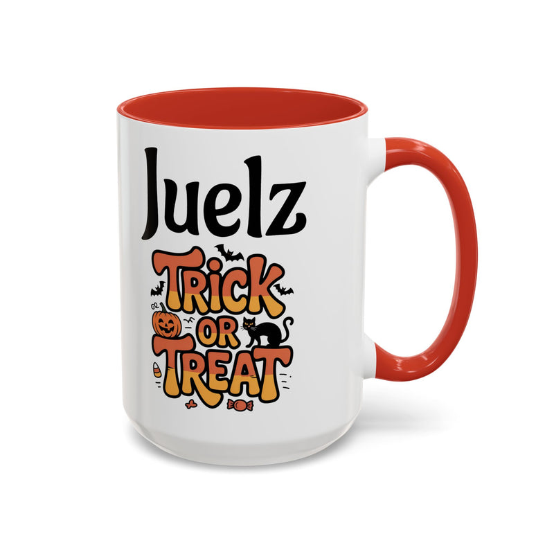 Halloween Trick or Treat Coffee Mug - Spooky Vibes, Perfect for Autumn, Gifts for Friends, Holiday Celebrations, Seasonal Decor