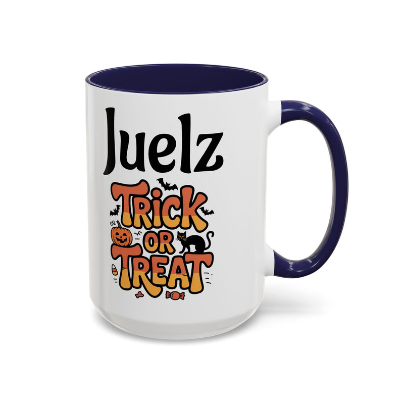 Halloween Trick or Treat Coffee Mug - Spooky Vibes, Perfect for Autumn, Gifts for Friends, Holiday Celebrations, Seasonal Decor