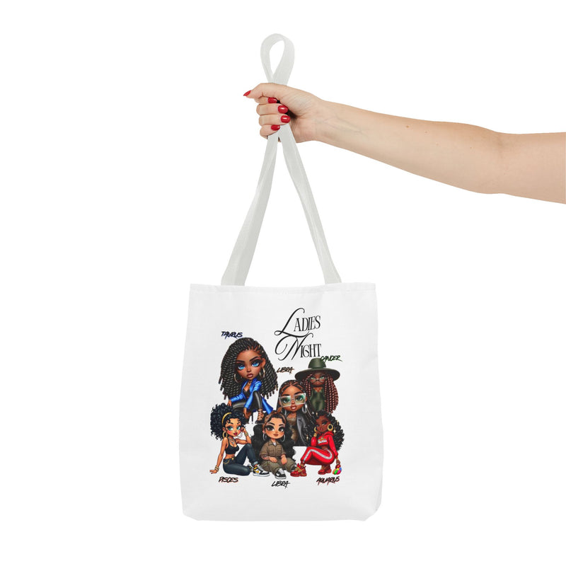 Ladies Night Chic Tote Bag, Stylish Eco-Friendly Shopping Tote, Perfect Gift for Friends, Fun Ladies' Night Out Accessory, Unique Custom Bag