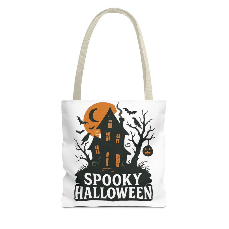 Halloween Spooky Tote Bag, Perfect for Trick-or-Treating, Eco-Friendly Shopping, Fall Celebrations, Party Favors, Halloween Decor