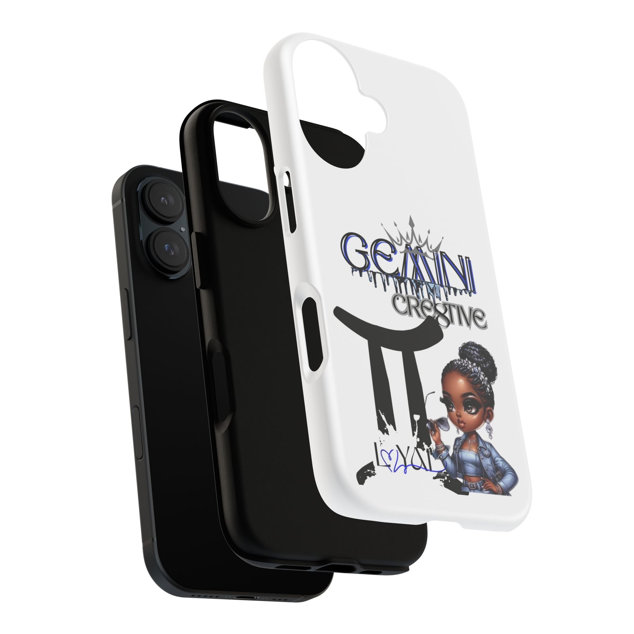 Gemini Creative Phone Case, Customizable Tough Cases, Zodiac Gifts, Astrology Accessories, Birthday Present