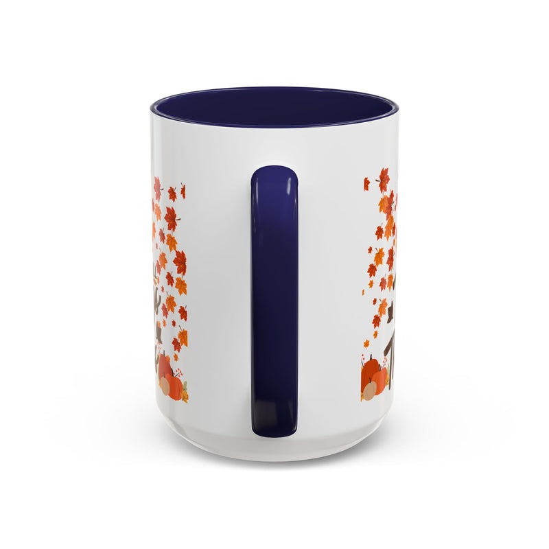Thanksgiving Accent Coffee Mug - 'In All Things Give Thanks'