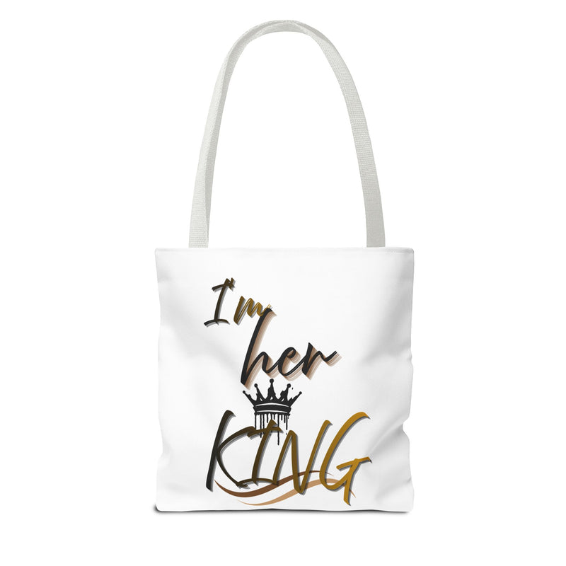 His and Her Queen King Tote Bag