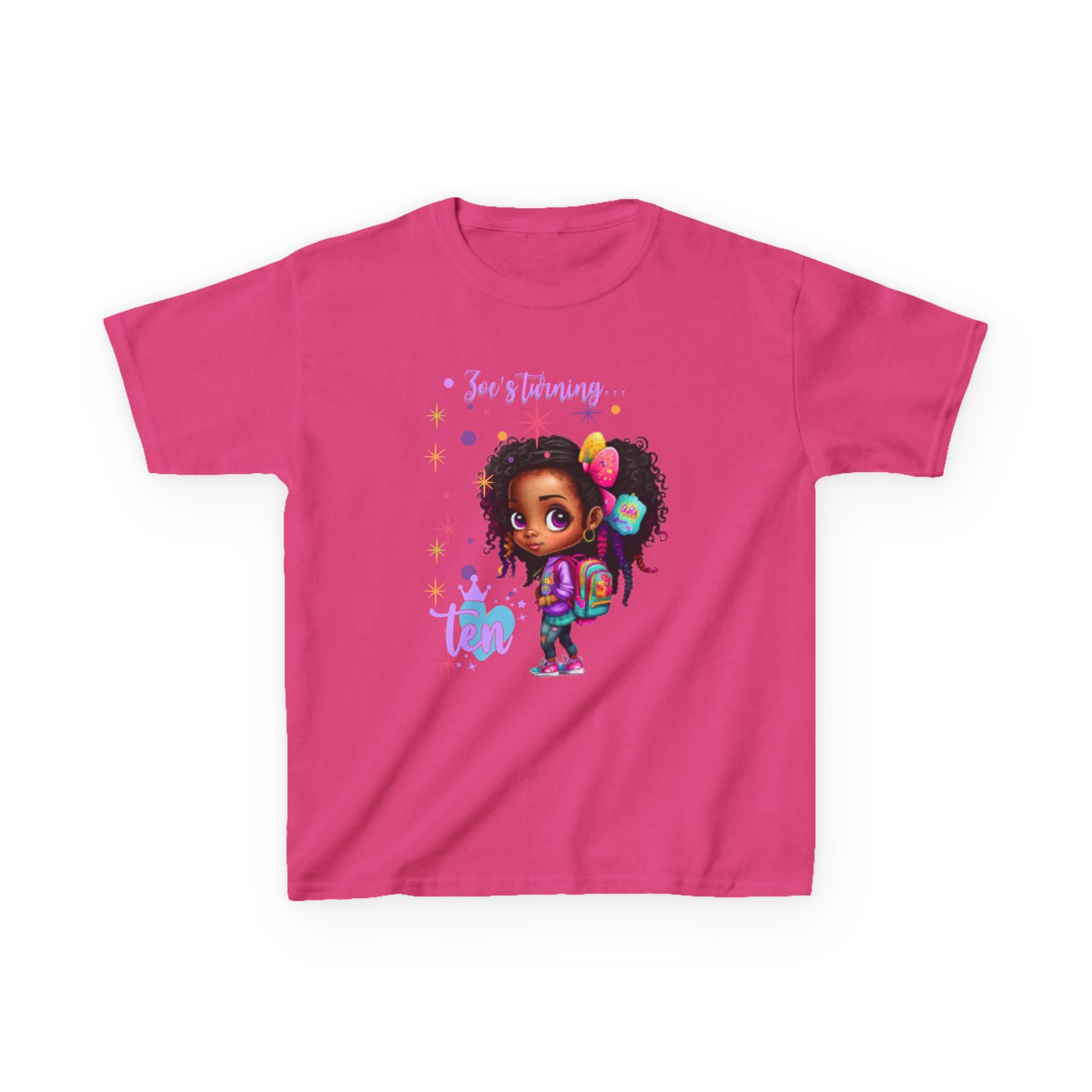 Kids Birthday Tee, Adorable T-Shirt for Kids, Fun Gifts for Birthdays, Back to School Apparel, Fashion for Young Girls