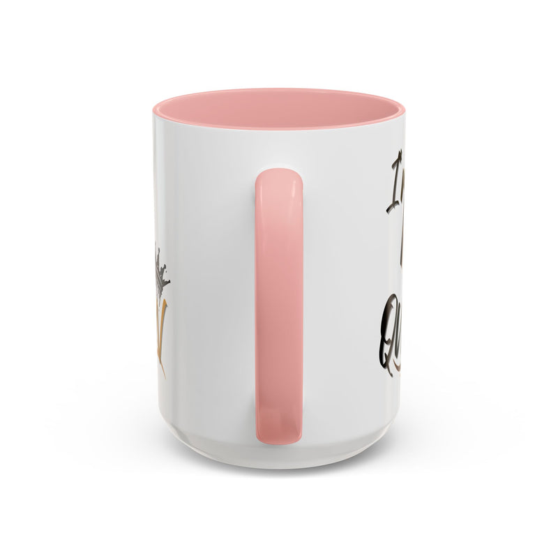 His Queen Accent Coffee Mug - Stylish Ceramic Mug for Couples