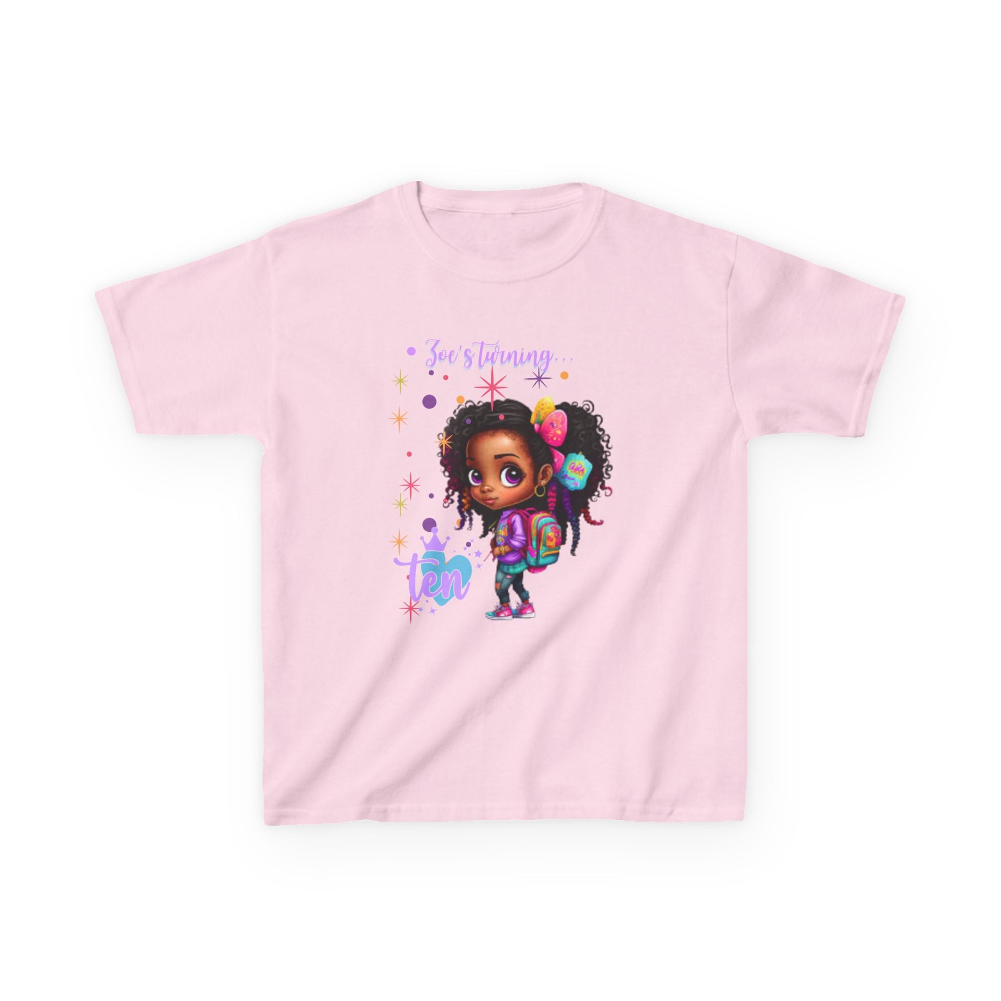 Kids Birthday Tee, Adorable T-Shirt for Kids, Fun Gifts for Birthdays, Back to School Apparel, Fashion for Young Girls
