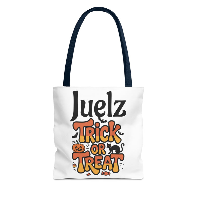 Halloween Tote Bag for Trick or Treat, Cute Everyday Shopping Bag, Custom Canvas Tote, Fun Gift for Kids, Holiday Accessory