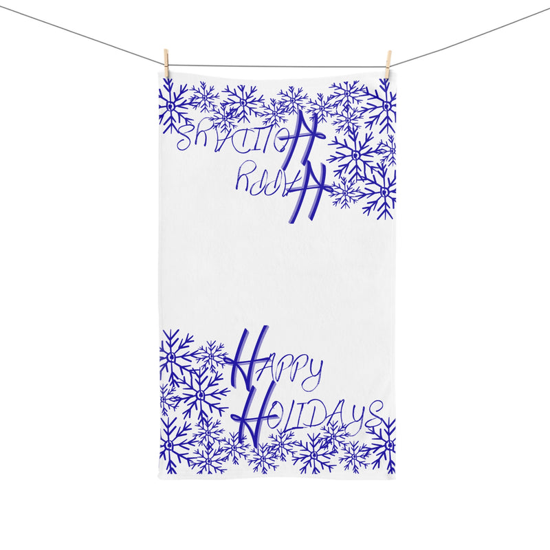 Snowflake Holiday Hand Towel - Festive Winter Decor