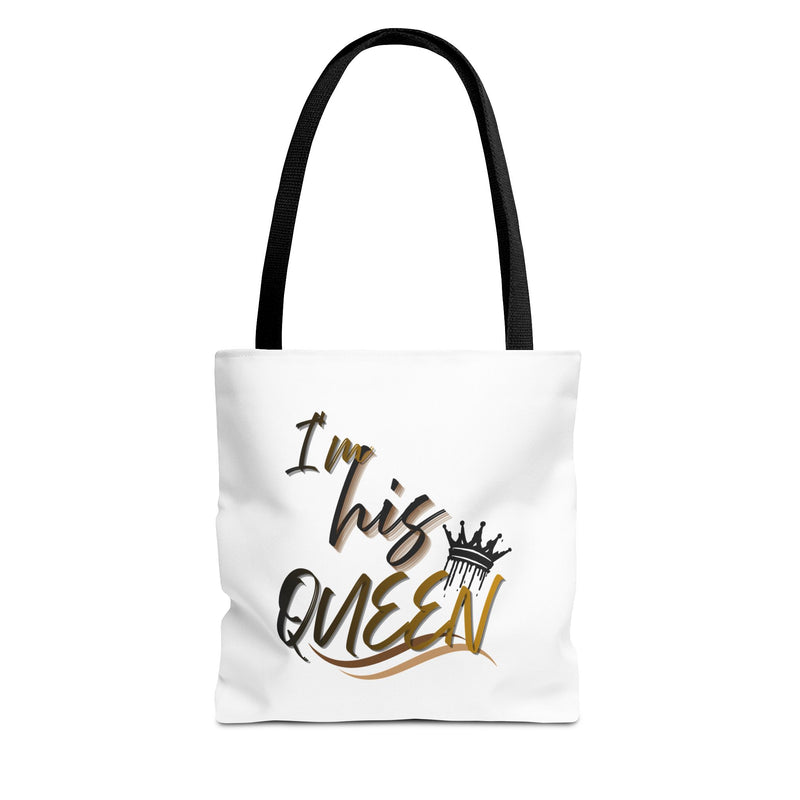 His and Her Queen King Tote Bag