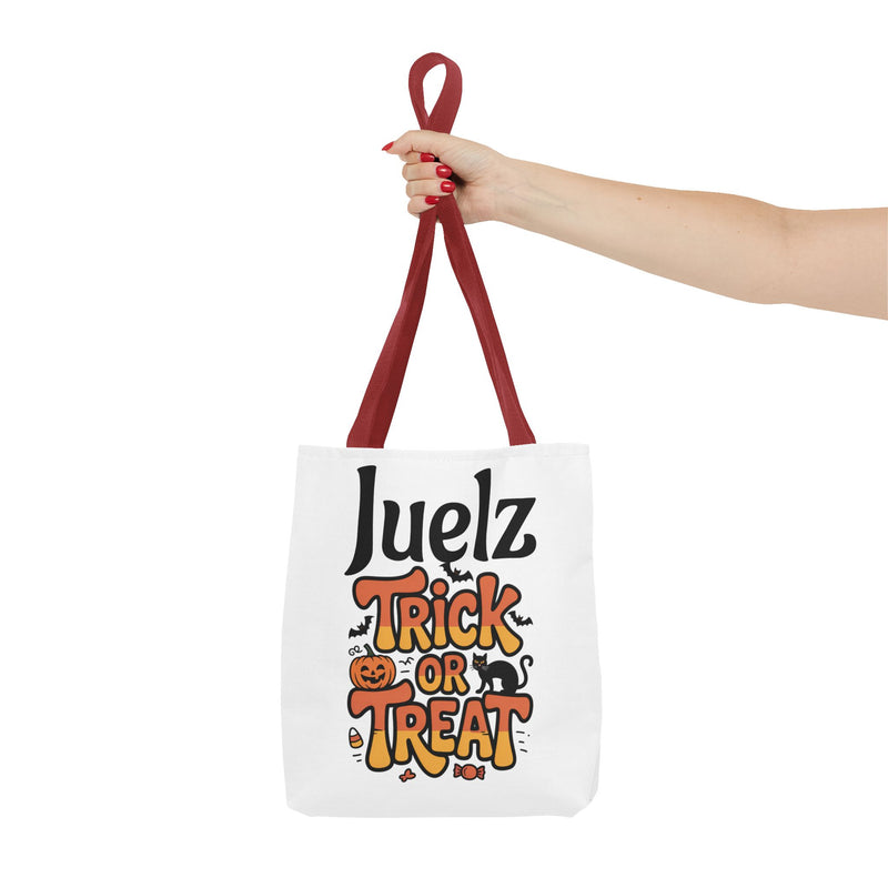 Halloween Tote Bag for Trick or Treat, Cute Everyday Shopping Bag, Custom Canvas Tote, Fun Gift for Kids, Holiday Accessory