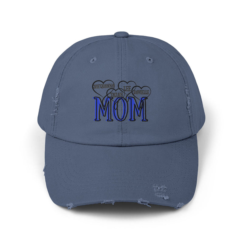 Unisex Distressed Cap for Moms - Trendy and Casual Gift, Perfect for Mother's Day, Birthdays, and Everyday Wear