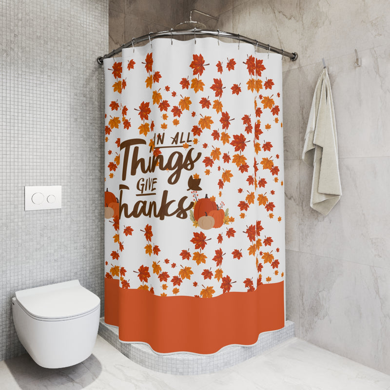 Thankful Autumn Shower Curtain