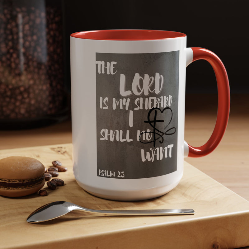 Inspirational Coffee Mug - Psalm 23