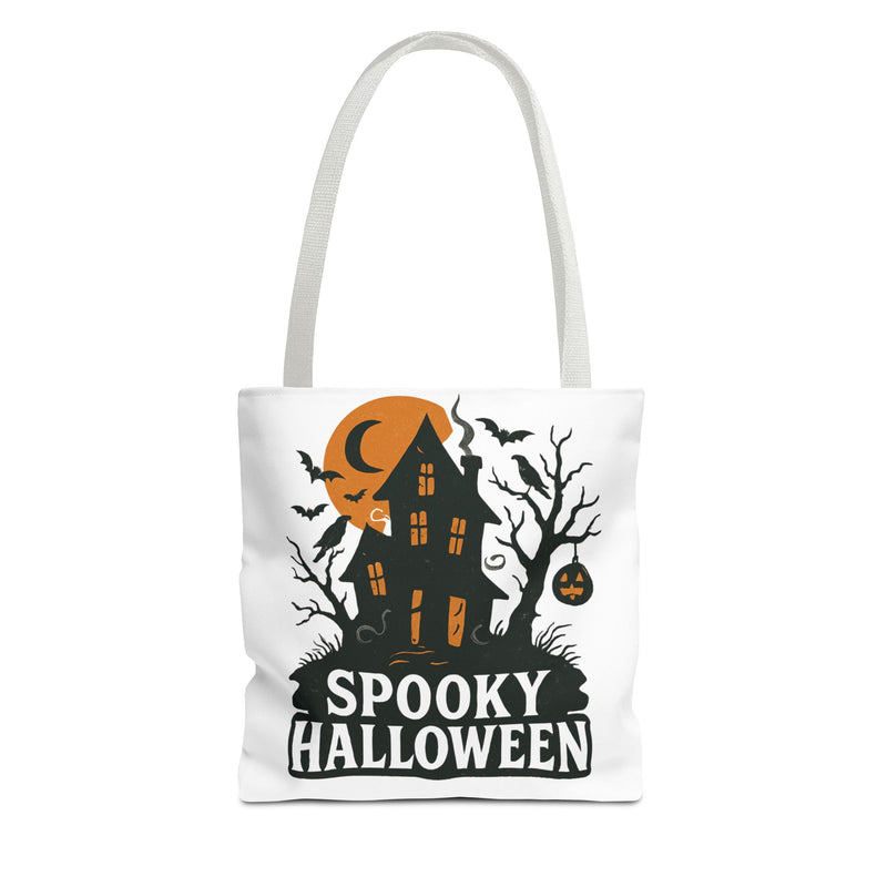 Halloween Spooky Tote Bag, Perfect for Trick-or-Treating, Eco-Friendly Shopping, Fall Celebrations, Party Favors, Halloween Decor