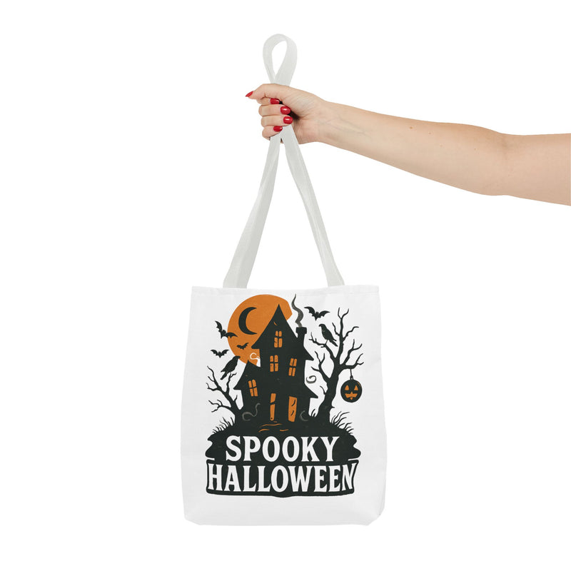 Halloween Spooky Tote Bag, Perfect for Trick-or-Treating, Eco-Friendly Shopping, Fall Celebrations, Party Favors, Halloween Decor