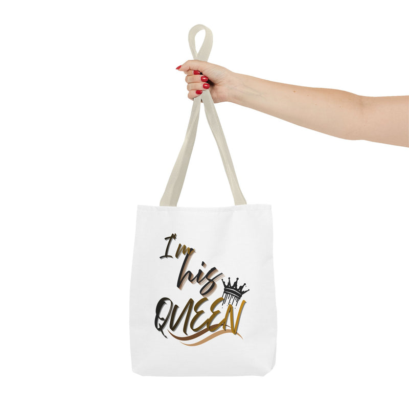 His and Her Queen King Tote Bag