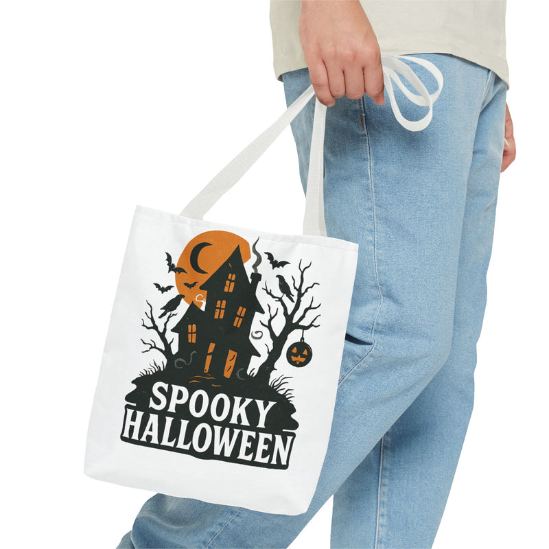 Halloween Spooky Tote Bag, Perfect for Trick-or-Treating, Eco-Friendly Shopping, Fall Celebrations, Party Favors, Halloween Decor
