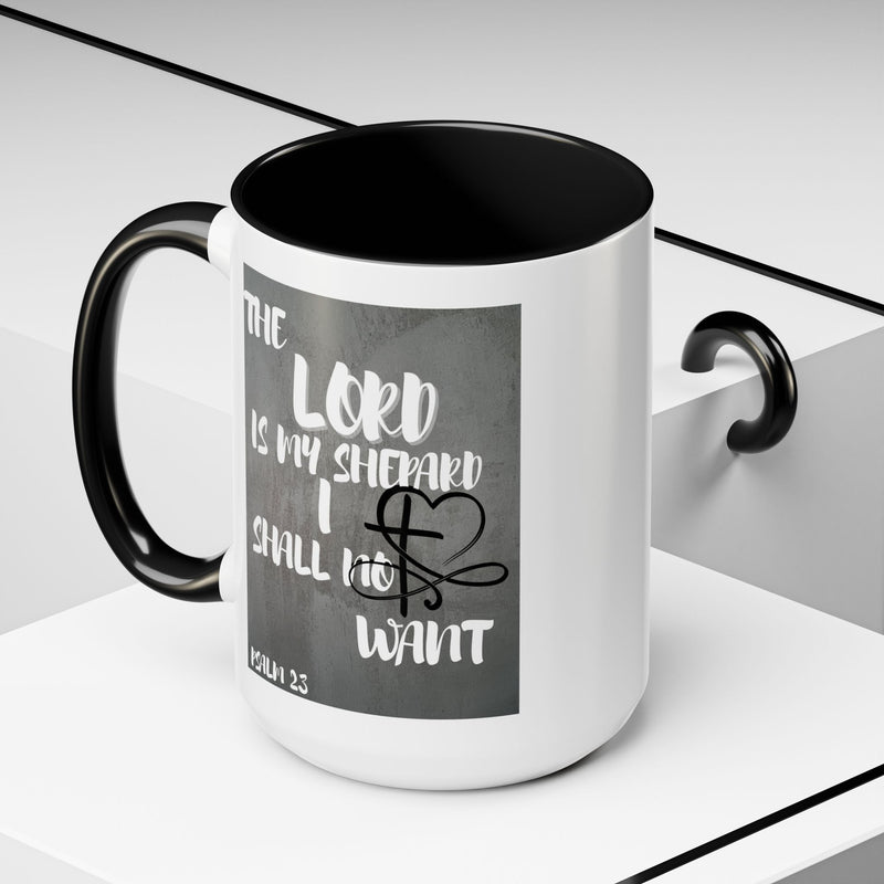 Inspirational Coffee Mug - Psalm 23