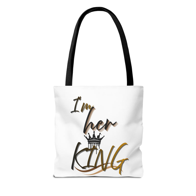 His and Her Queen King Tote Bag