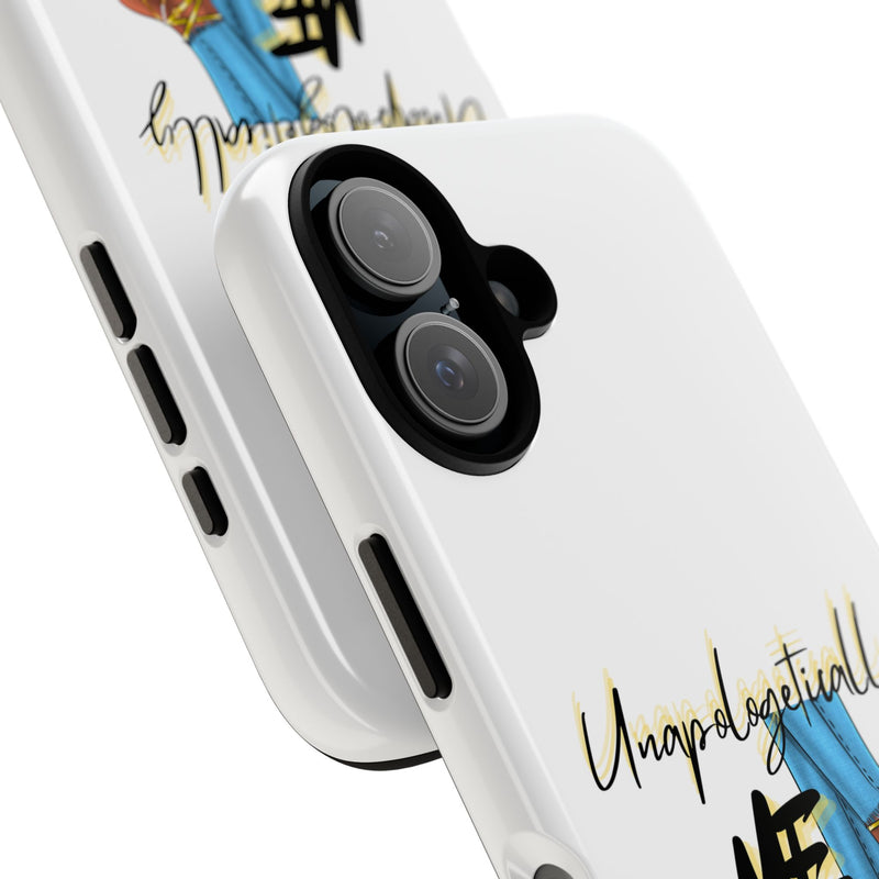 Chic Phone Case with 'Unapologetically Me' Design | Stylish Tough Cases for Fashion Lovers, Gift for Her, Trendy Phone Accessories