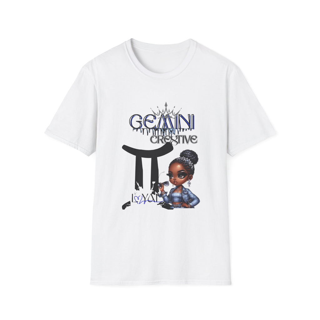 Gemini Creative Unisex Softstyle T-Shirt - Unique Gift for Birthdays, Astrology Lovers, or Creative Souls, Perfect for Casual Wear, [...]