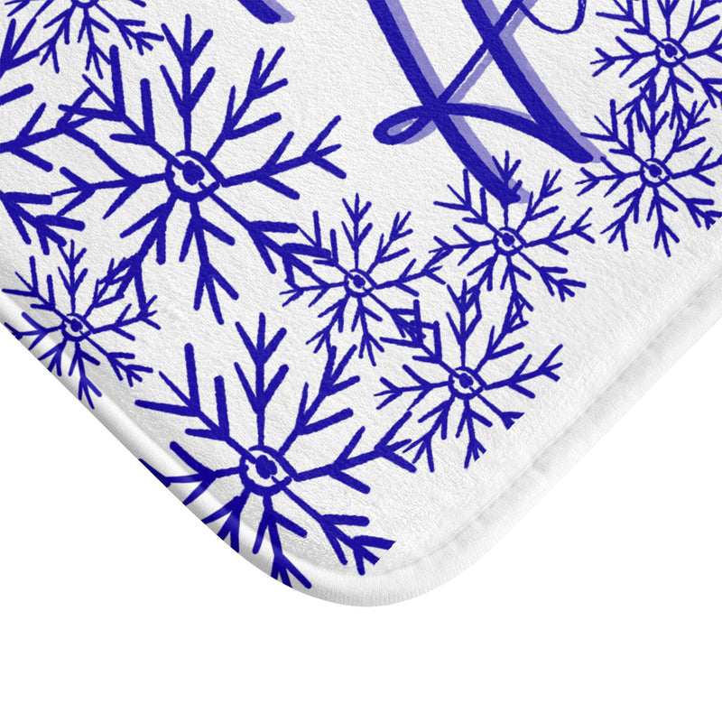 Snowflake Bath Mat - Happy Holidays Decor