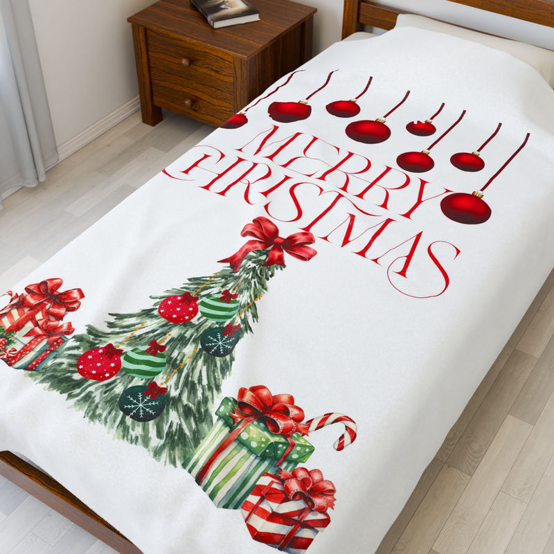 Christmas Velveteen Plush Blanket