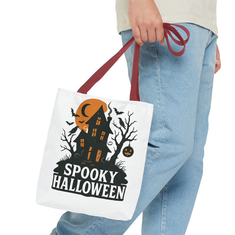 Halloween Spooky Tote Bag, Perfect for Trick-or-Treating, Eco-Friendly Shopping, Fall Celebrations, Party Favors, Halloween Decor
