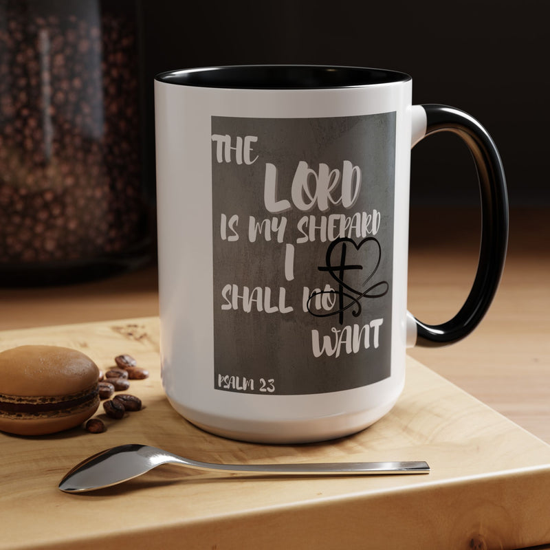 Inspirational Coffee Mug - Psalm 23