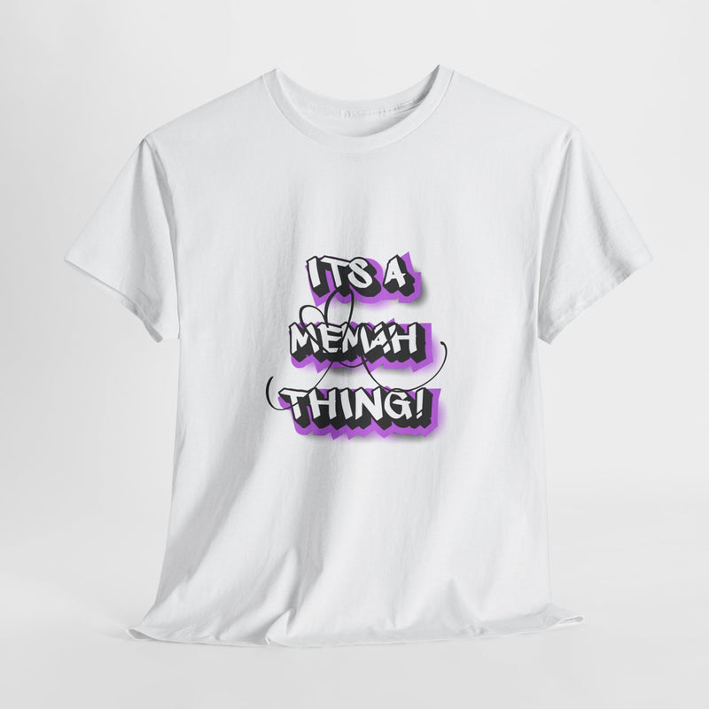 Memes & Fun Unisex Heavy Cotton Tee, Casual Graphic Tee, Everyday Wear, Birthday Gift, Meme Lovers Apparel