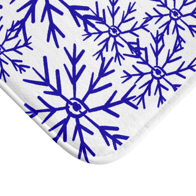 Snowflake Bath Mat - Happy Holidays Decor