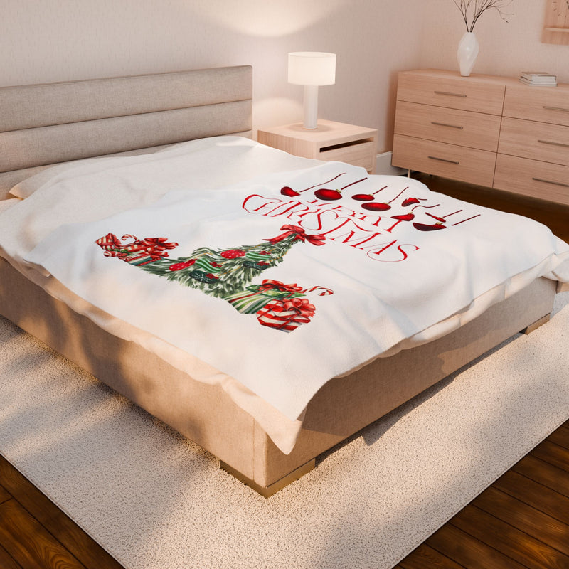 Christmas Velveteen Plush Blanket